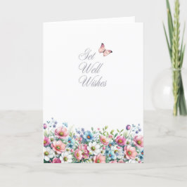 Agradecimento Cartão de Boas Vindas Floral para Melhorar