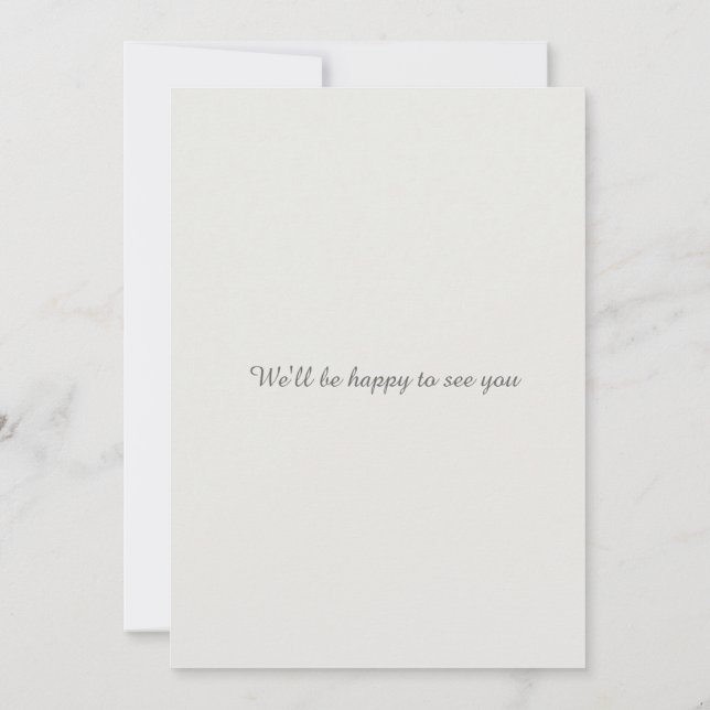 Agradecimento Cartão de Casamento Código QR de Save the Date Min (Verso)