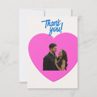 Agradecimento Cartão de casamento obrigado