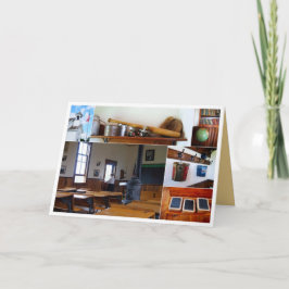 Agradecimento Cartão de Colagem da Casa da Vintage School