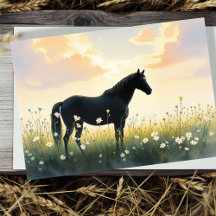 Cartão de Condolências para Cavalo