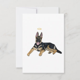 Agradecimento Cartão de condolências Rainbow Dog