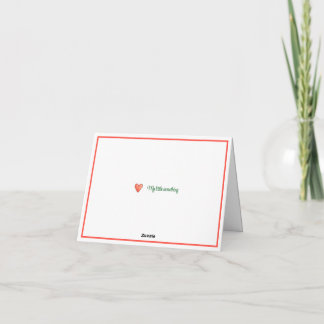 Agradecimento Cartão de Cumprimentos Personalizado de Monstro de