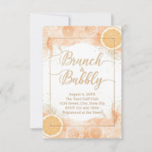 Cartão de Detalhes Brunch & Bubbly – Aquarela Pêss