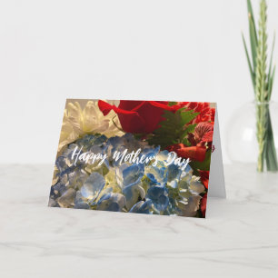 Agradecimento Cartão de Dia da Mãe Floral