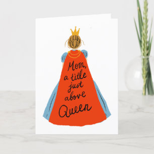 Agradecimento Cartão de Dia da Mãe   Mãe, um título logo acima d