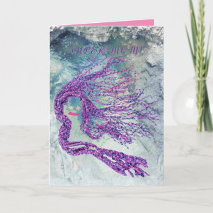 Agradecimento Cartão de dia da mãe muito legal, pia-pia incluído