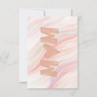 Agradecimento Cartão de Dia das Mães