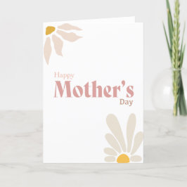 Agradecimento Cartão de Dia das Mães Modernas