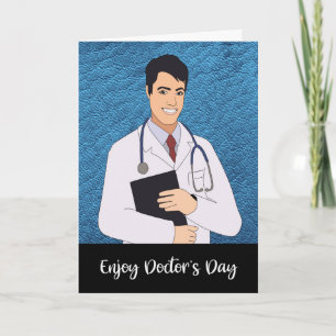Agradecimento Cartão de Dia de 30 de Março com Médico