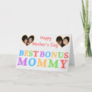 Agradecimento Cartão de Dia de as mães Personalizado de Mamãe de