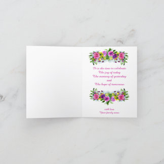 Agradecimento Cartão de Dia Dobrado do Fundador