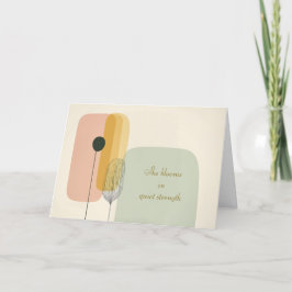 Agradecimento Cartão de Dia Floral Minimalista - Bloomia 3