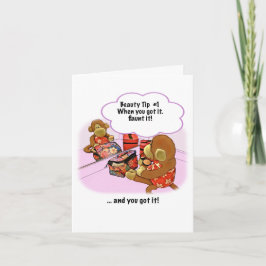 Agradecimento Cartão de empoderamento/encorajamento para mulhere