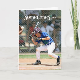 AGRADECIMENTO CARTÃO DE ENCORAJAMENTO DE HARDBALL