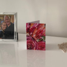 Cartão de Felicitações em Branco com Arte Original