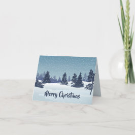 Agradecimento Cartão de Feliz Natal Dobrado