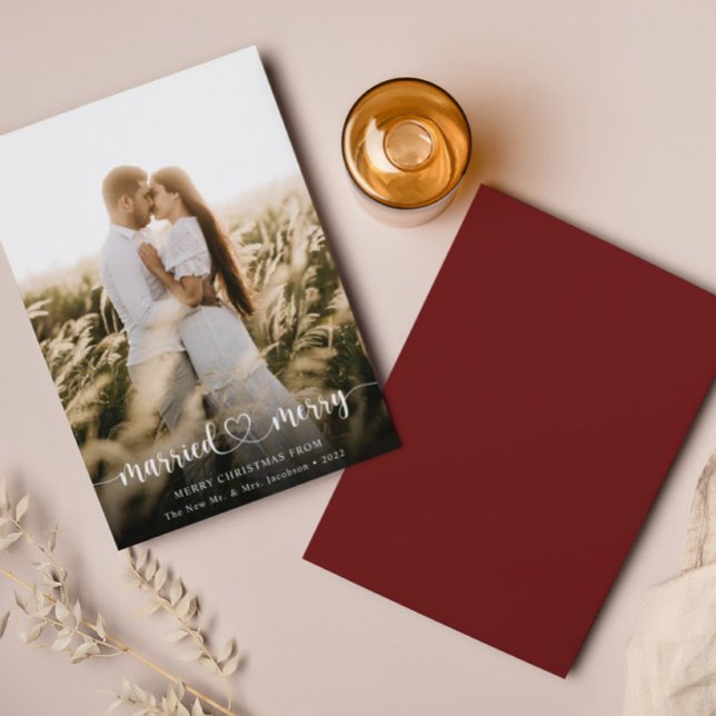 Agradecimento Cartão de Feriado de Script Elegante de Feliz e Ca (Criador carregado)