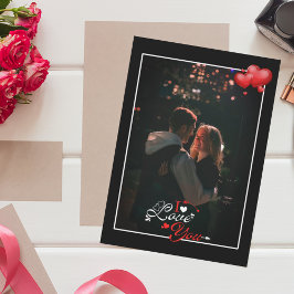 Agradecimento Cartão de Feriado para Fotos de casais Pretos Simp