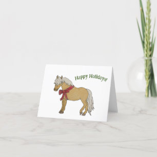 Agradecimento Cartão de Férias Palomino Pony