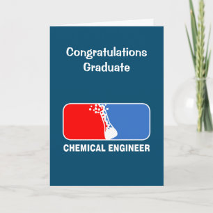 Agradecimento Cartão de Formatura da Liga de Engenheiros Químico