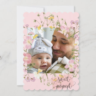 Agradecimento Cartão de Foto de Família Feliz Editável