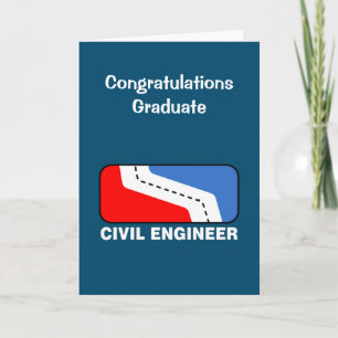 Agradecimento Cartão de Graduação da Liga Engenheiro Civil