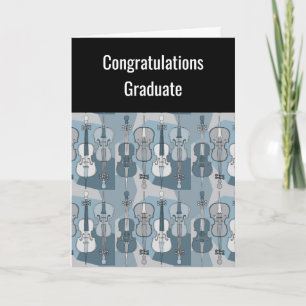 Agradecimento Cartão de Graduação de Padrão Cello