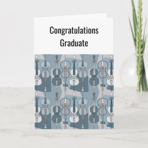 Agradecimento Cartão de Graduação de Padrão Cello