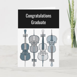 Agradecimento Cartão de Graduação de Padrão Cello