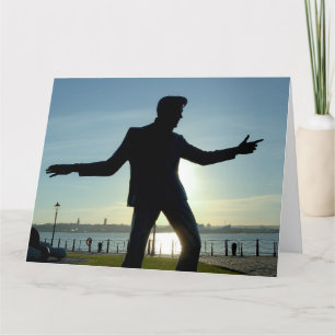 AGRADECIMENTO CARTÃO DE GREETING DO FOGO DO OBRIGADO FUNNY 1950