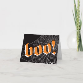 Agradecimento Cartão de Halloween Spiderweb