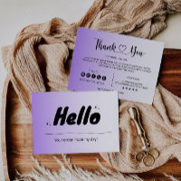 Cartão de Inserção de Pacote Empresarial Moderno