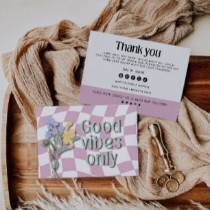 Agradecimento Cartão de Inserção do Pacote para Pequenas Empresa