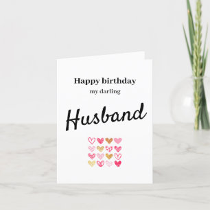 Agradecimento Cartão de Marido Feliz Aniversário