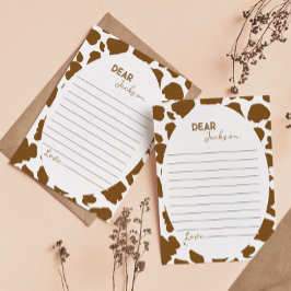 Agradecimento Cartão de Mensagem de Nota da Cápsula Horária de V