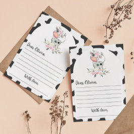 Agradecimento Cartão de Mensagem de Nota de Cápsula do Tempo de 