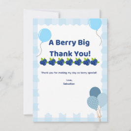 Agradecimento Cartão de Muito Obrigado Berry
