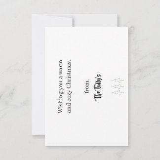 Agradecimento Cartão de Natal