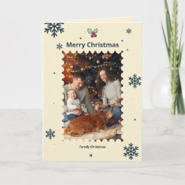 Agradecimento Cartão de Natal Amarelo