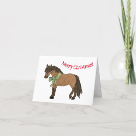 Agradecimento Cartão de Natal Bay Pony