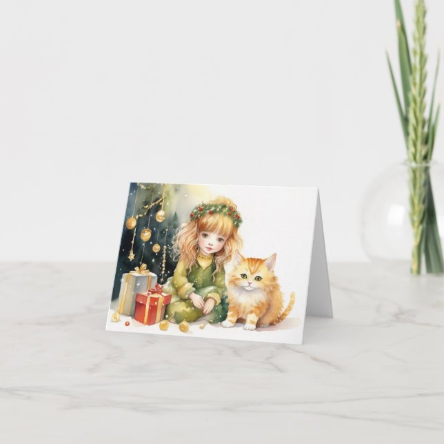 Agradecimento Cartão de Natal bonito (Frente)