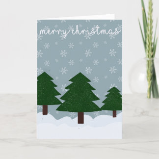 Agradecimento Cartão de Natal da Árvore