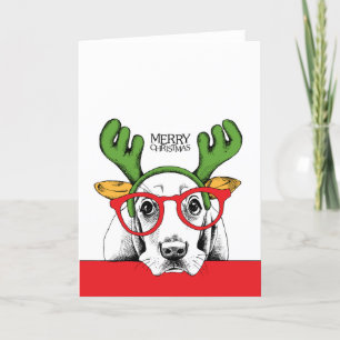 Agradecimento Cartão de Natal de Caça-Cesto