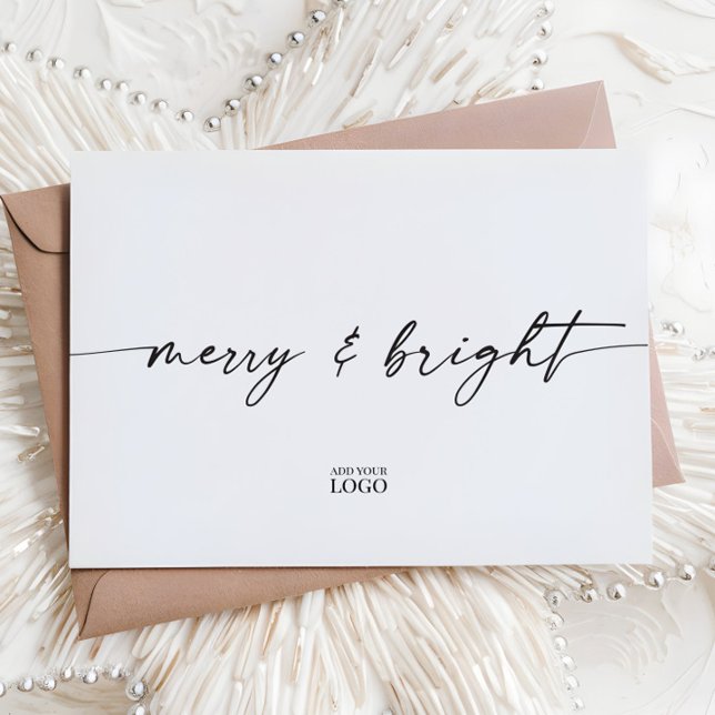 Agradecimento Cartão de Natal de Férias Moderno (Criador carregado)