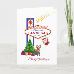 Agradecimento Cartão de Natal de Las Vegas