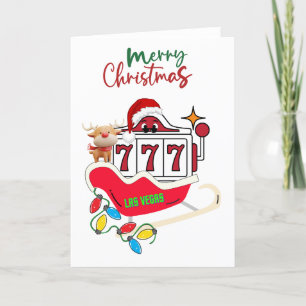 Agradecimento Cartão de Natal de Las Vegas