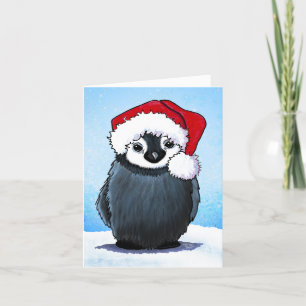 Agradecimento Cartão de Natal do Pintinho KiniArt Penguin