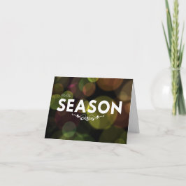 Agradecimento Cartão de Natal em Branco ‘Tis The Season