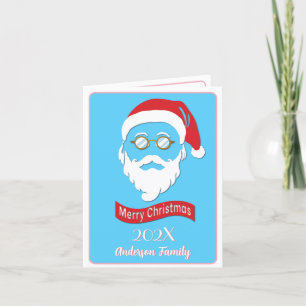 Agradecimento Cartão de Natal estilo Hipster papais noeis